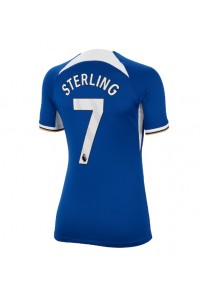 Chelsea Raheem Sterling #7 Fotballdrakt Hjemme Klær Dame 2023-24 Korte ermer